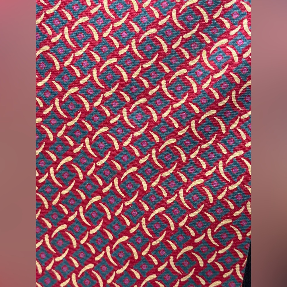 Christian Dior Vintage Silk Tie - Geometric